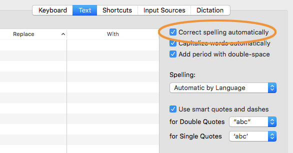 word for mac spell check not working